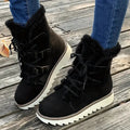Rutschfeste Sohle mit Fell gefütterte Stiefel R&B