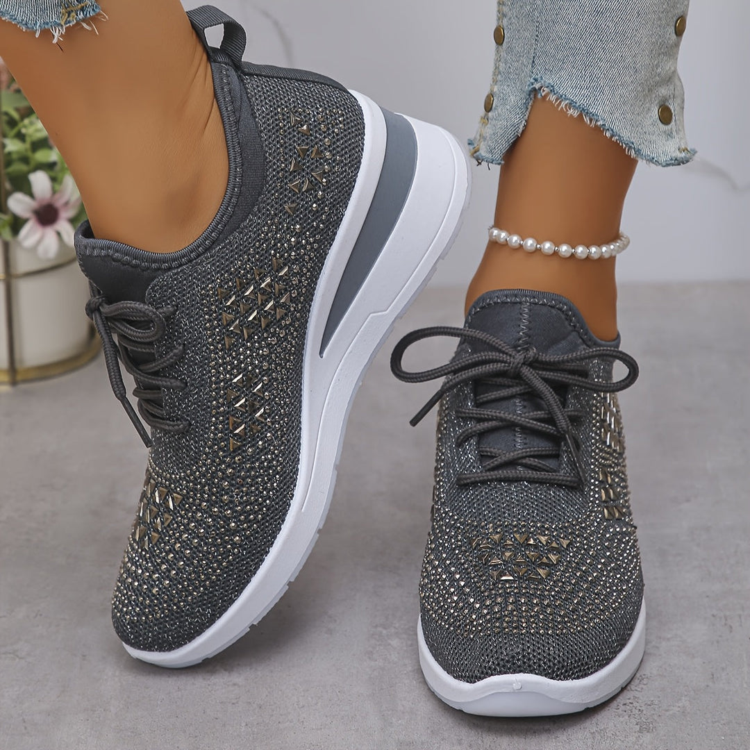 Elegante Sneakers mit Strasssteinen R&B R&B