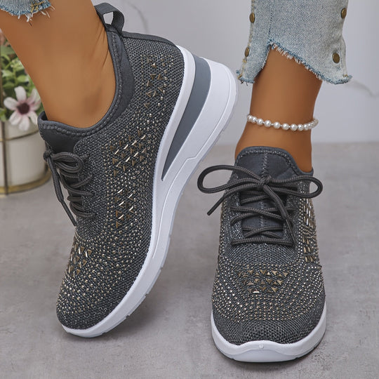 Elegante Sneakers mit Strasssteinen R&B R&B