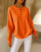 R&B | Lässig Langarm Sweatshirt In Uni