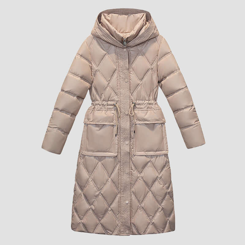 R&B | Damen gepolsterte Kapuzen Winterjacke