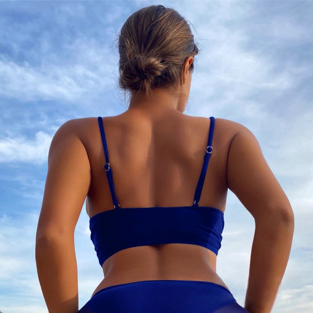 R&B | Dreiteiliger einfarbiger Bikini