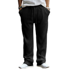 R&B | Dropping Gestreifte Hose mit hoher Taille und weitem Bein