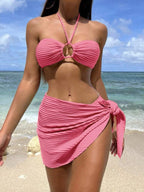 R&B | Sexy dreiteiliger Badeanzug mit Bikini-Ausschnitt
