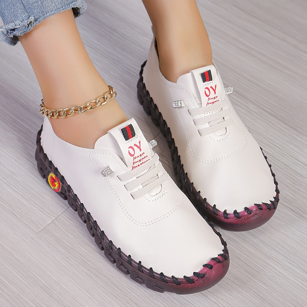 R&B | Bequeme Lederschuhe mit Runder Spitze