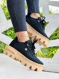 Damen Plateauschuhe Mit Schnürung R&B