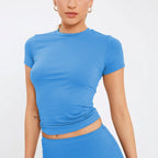 R&B | Einfarbiges Slim-Fit-Unterhemd