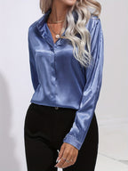 R&B | Damen Elegante Satinbluse
