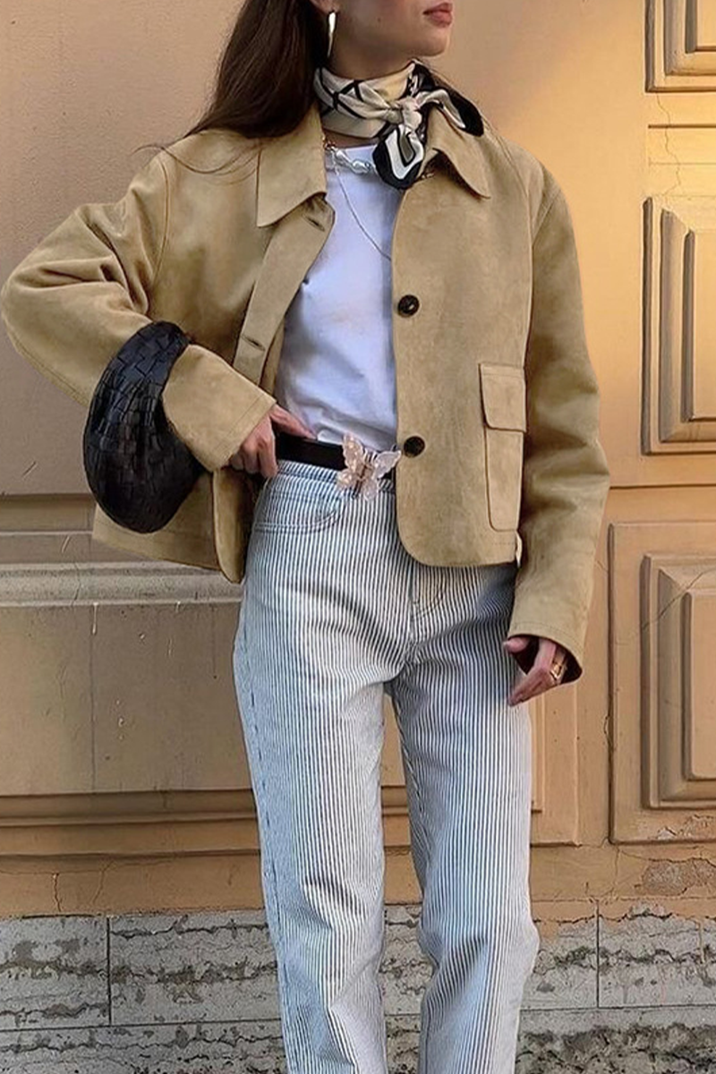 R&B | Freizeitjacke mit Durchgeknöpftem Hemdkragen