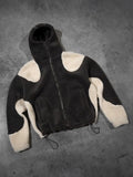 R&B | Multi Color Polar Fleece Oversized Lange Mouw Hoodie