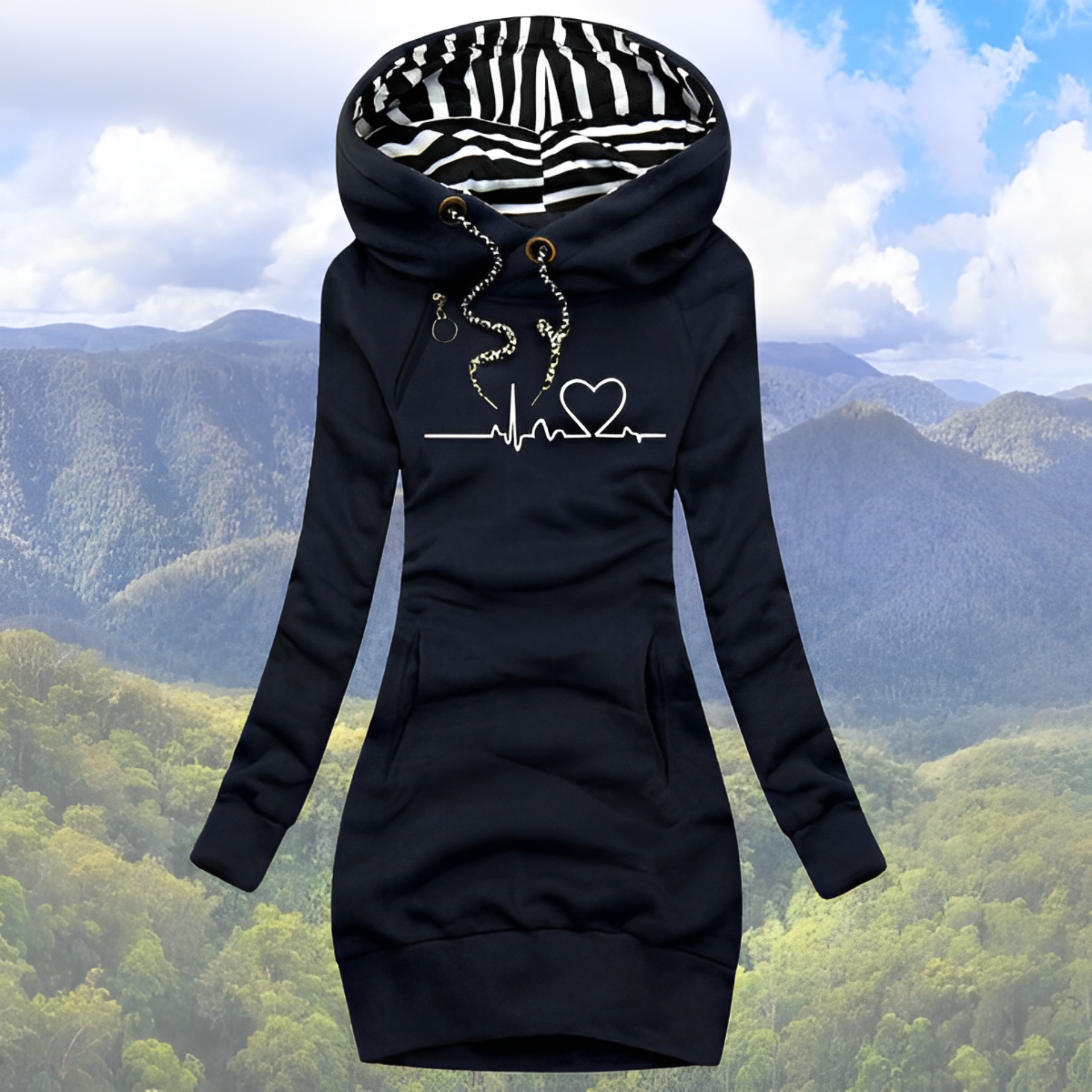 Heidi-Mode | Heartbeat Kapuzenpullover