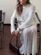 R&B | Gemütlicher Oversized-Pullover mit Eleganten Gestickten Details