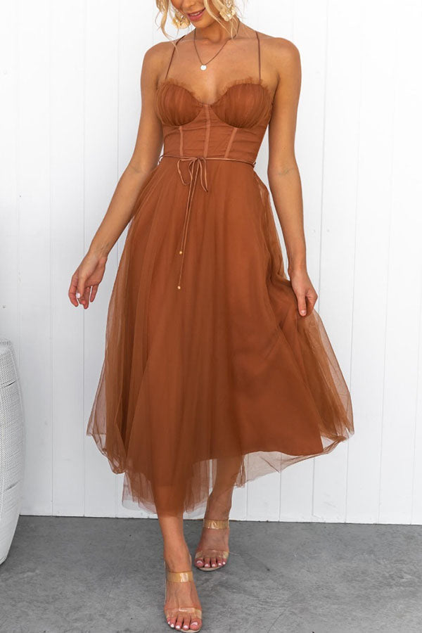 R&B | Modernes prinses chiffon Kleid