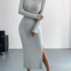 R&B | Gestricktes Langes Kleid für Frauen