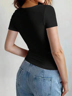 R&B | Rundhalsausschnitt Kurzarm T-Shirt