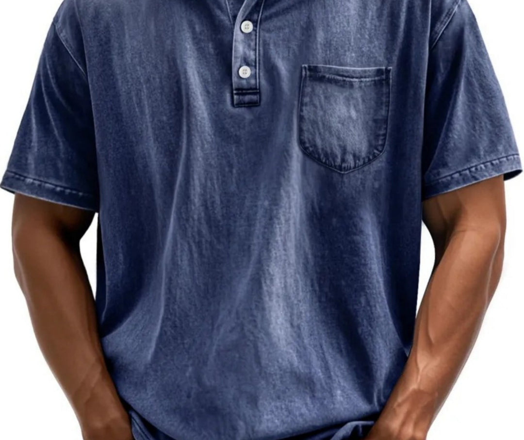 R&B | Button-Down-Hemd mit Revers