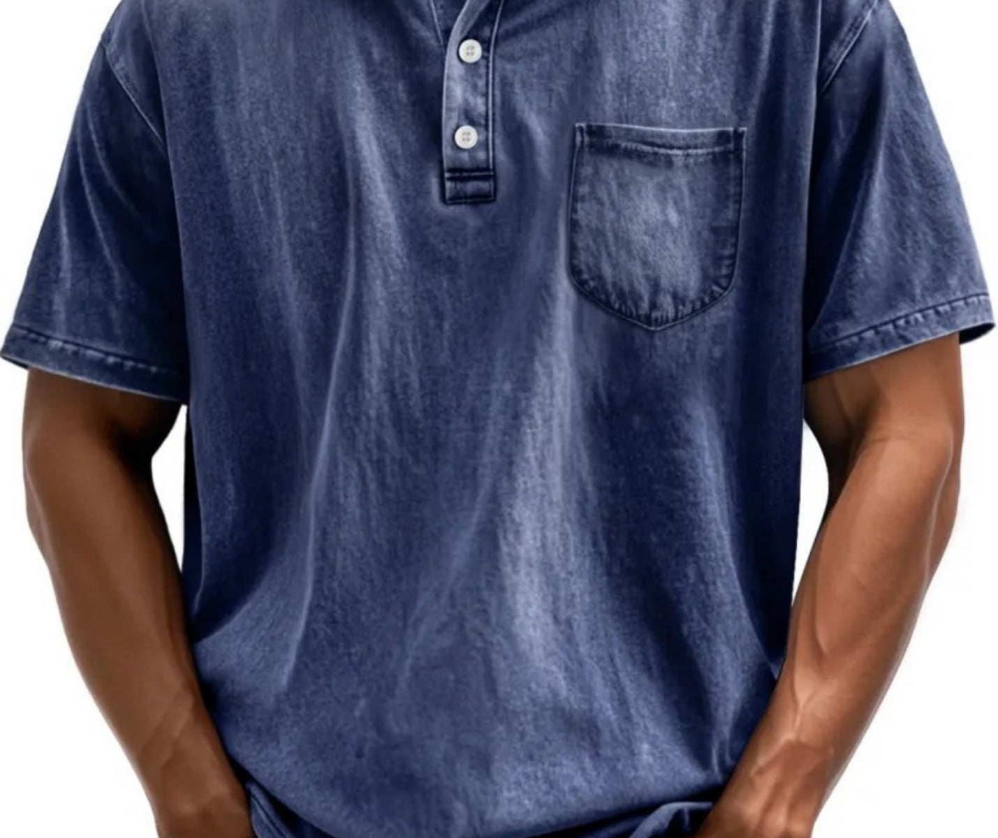 R&B | Button-Down-Hemd mit Revers