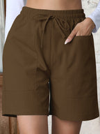 R&B | Große Shorts mit hoher Taille und weitem Bein