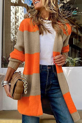 R&B | Farbblock Strickjacke