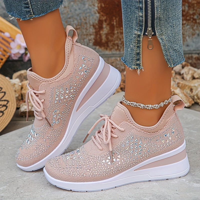 Elegante Sneakers mit Strasssteinen R&B R&B