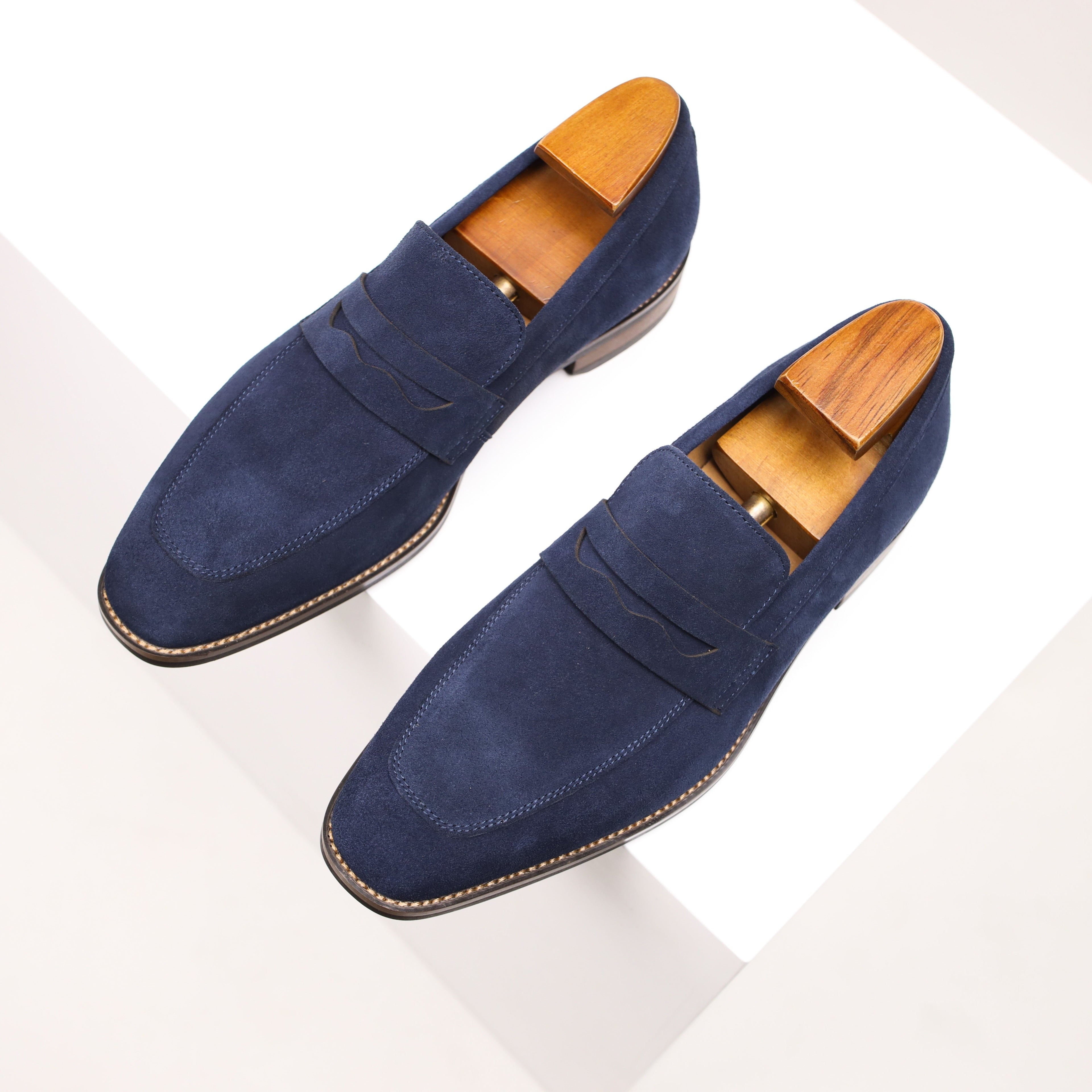 R&B | Slip On Leder Penny Loafers Herrenschuhe