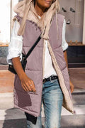 R&B | Zip-Up Longline Kapuzenweste