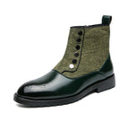 Elegante Herrenstiefel aus hochwertigem Leder R&B