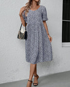 R&B | Elegantes Kleid mit floralem Muster