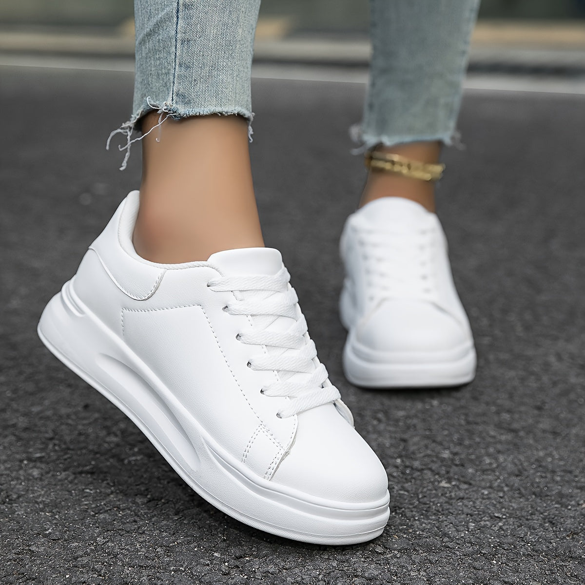 R&B | Damen Weiße Sneakers Casual