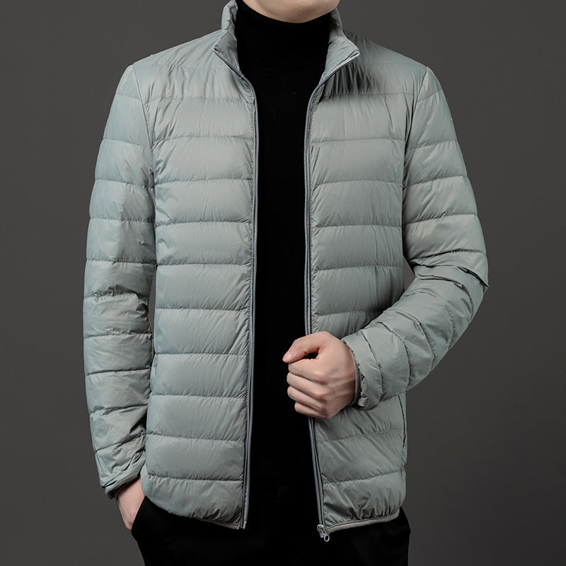 R&B | Herren Slim-Fit Leichte Pufferjacke