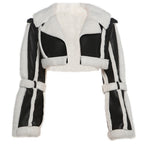R&B | Shearling Cropped Jacket für Damen
