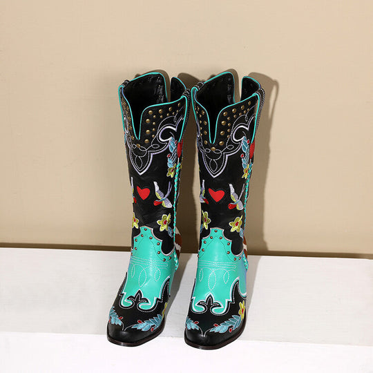 Stilvolle Damen Westernstiefel mit Einzigartigem Design R&B