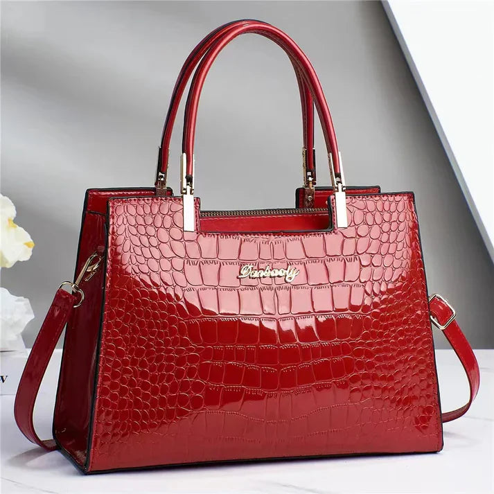 Heidi-Mode | Frauen glänzende handtasche
