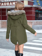 R&B | Winterjacke für Damen - warm mit Pelzkragen