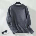 R&B | Einfarbiger Pullover Mit Weichem Stoff