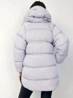 R&B | Kurze Steppjacke mit Kapuze und Stehkragen für Damen Ideal Bei Kaltem Wetter