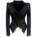 R&B | Damen Gothic Kunstlederjacke
