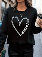 R&B | Herzmuster Pullover - Stilvolles Strickteil mit Herzdesign
