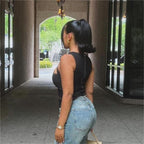 R&B | Top aus Jeansweste