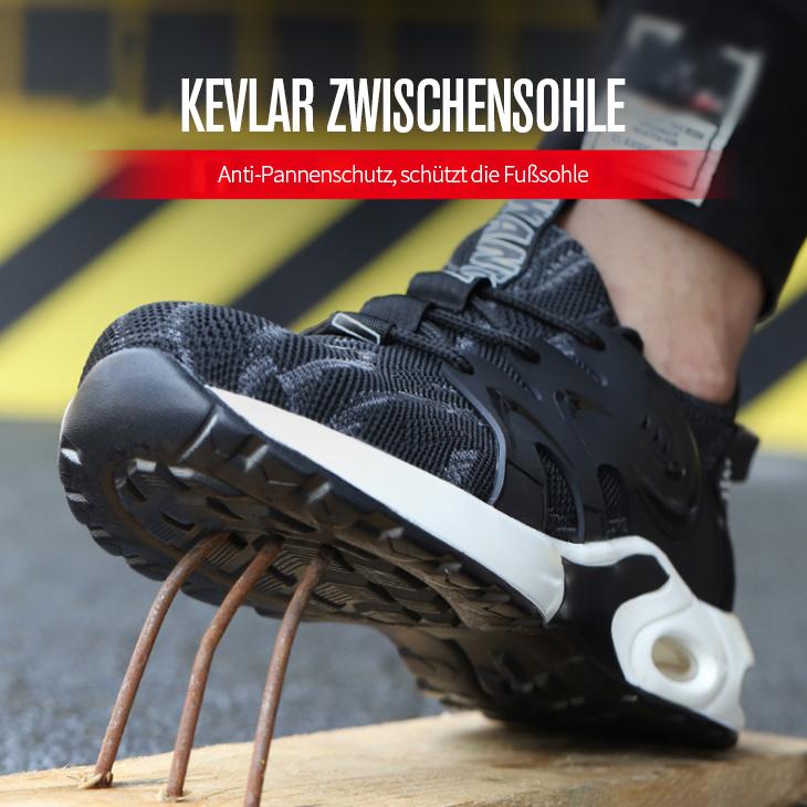S1P neue Mode verschleißfeste Schutzschuhe R&B
