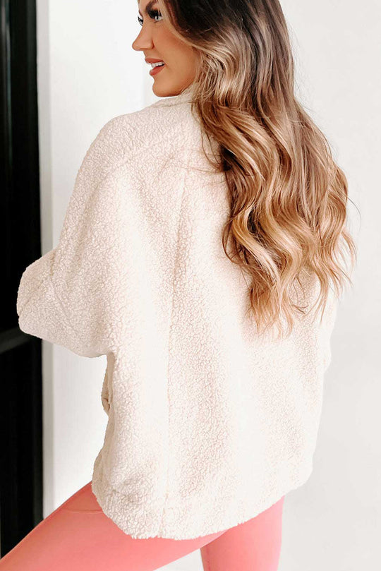 R&B | Weiche Teddyjacke mit Taschen Komfortabel und Trendy Perfekt für Den Alltag