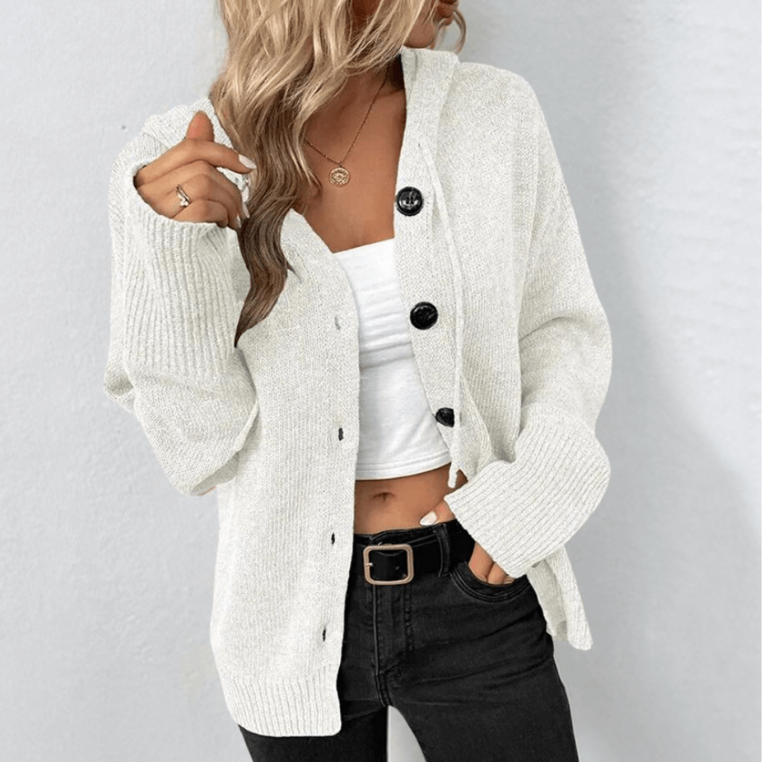 R&B | Strick-Cardigan mit Knöpfen für Damen