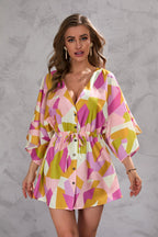 R&B | Kleid mit Blattdruck