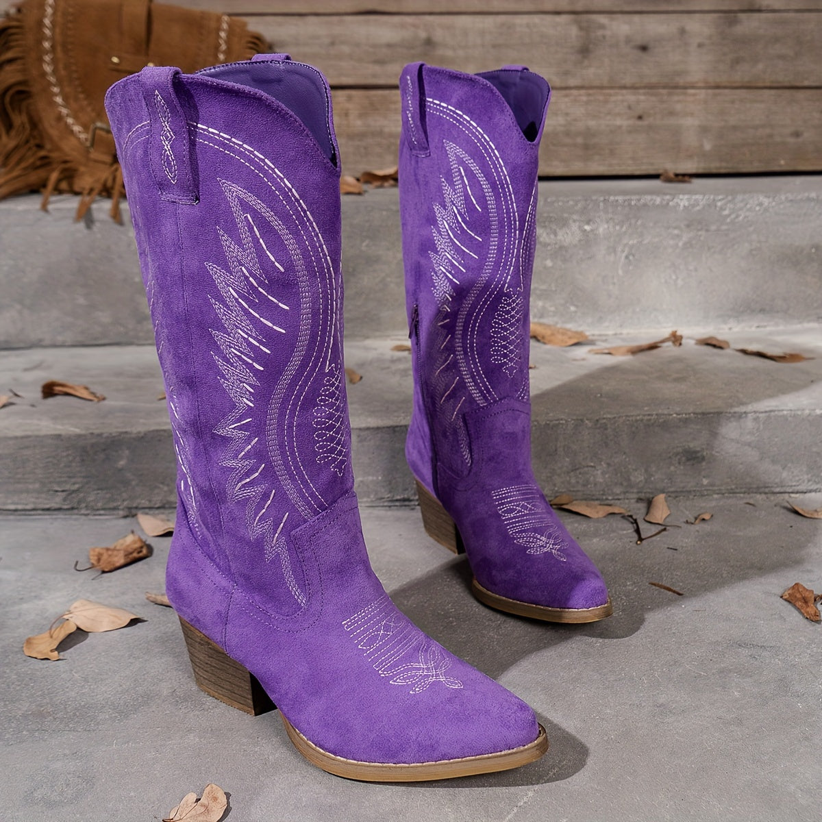 Cowboystiefel Aus Wildleder Bella R&B