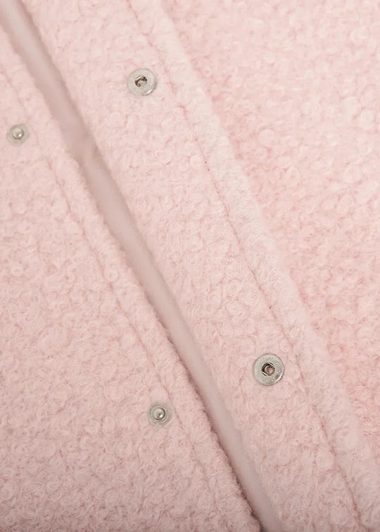 R&B | Rosa Drop Shoulder Stehkragenjacke