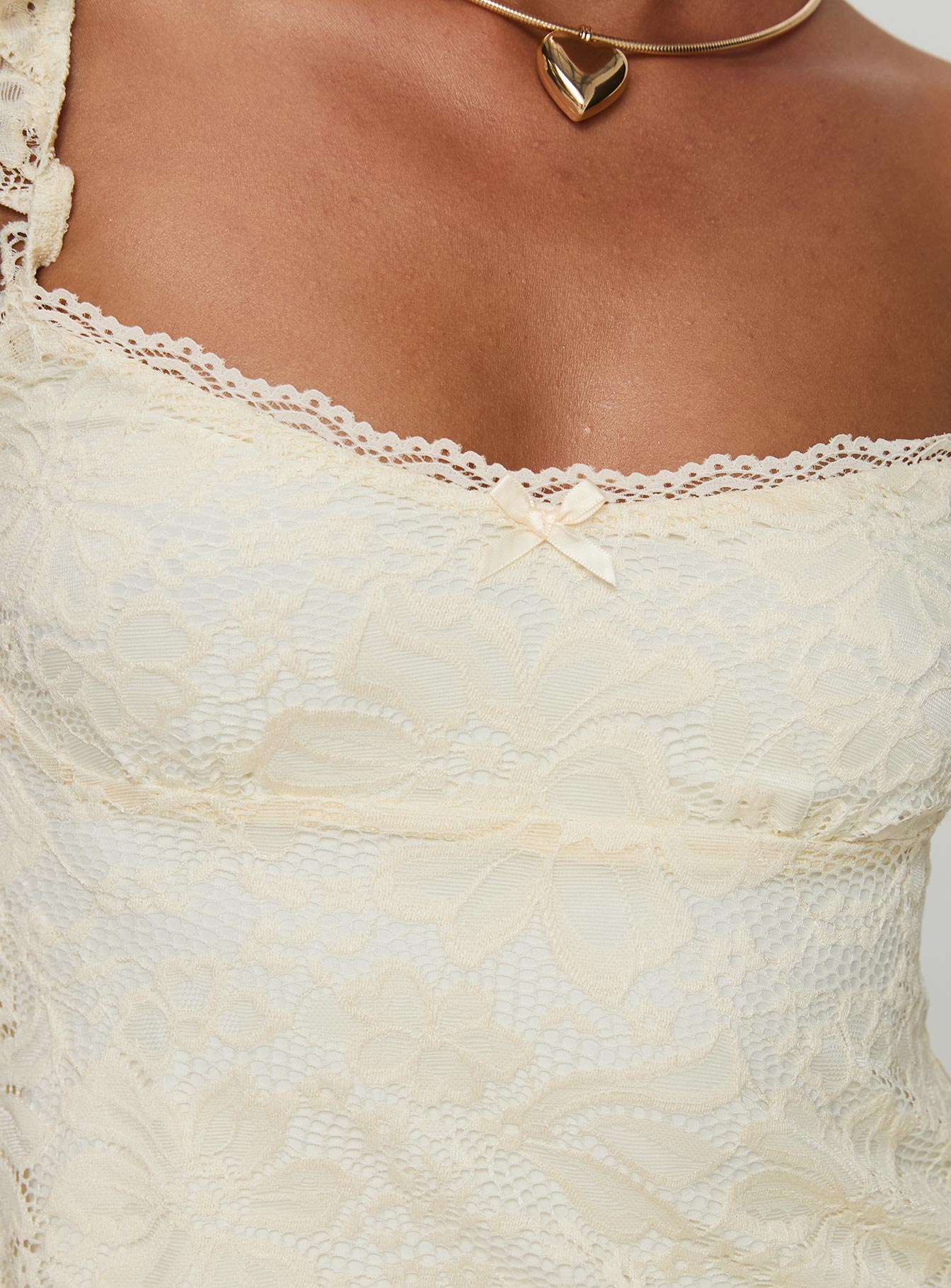 R&B | Damen Zartes Spitzenoberteil Elegantes Design