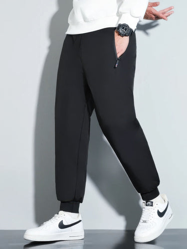 R&B - Winddichte, warme, mit Fleece gefütterte Herren Jogginghose