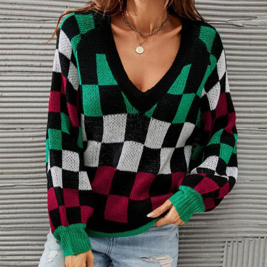 R&B | Pullover in Kontrastfarbe mit Modernem Schnitt