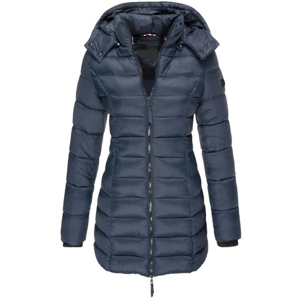 R&B | Daunenjacke lang Kapuze Damen