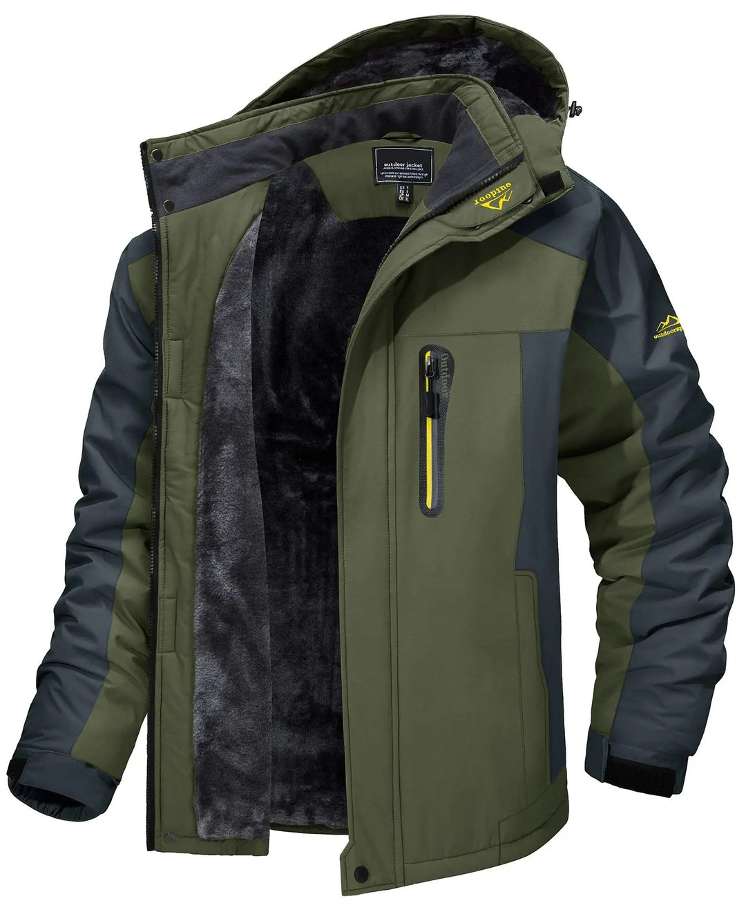 R&B | Wasserdichte Jacke mit Fleece-Futter